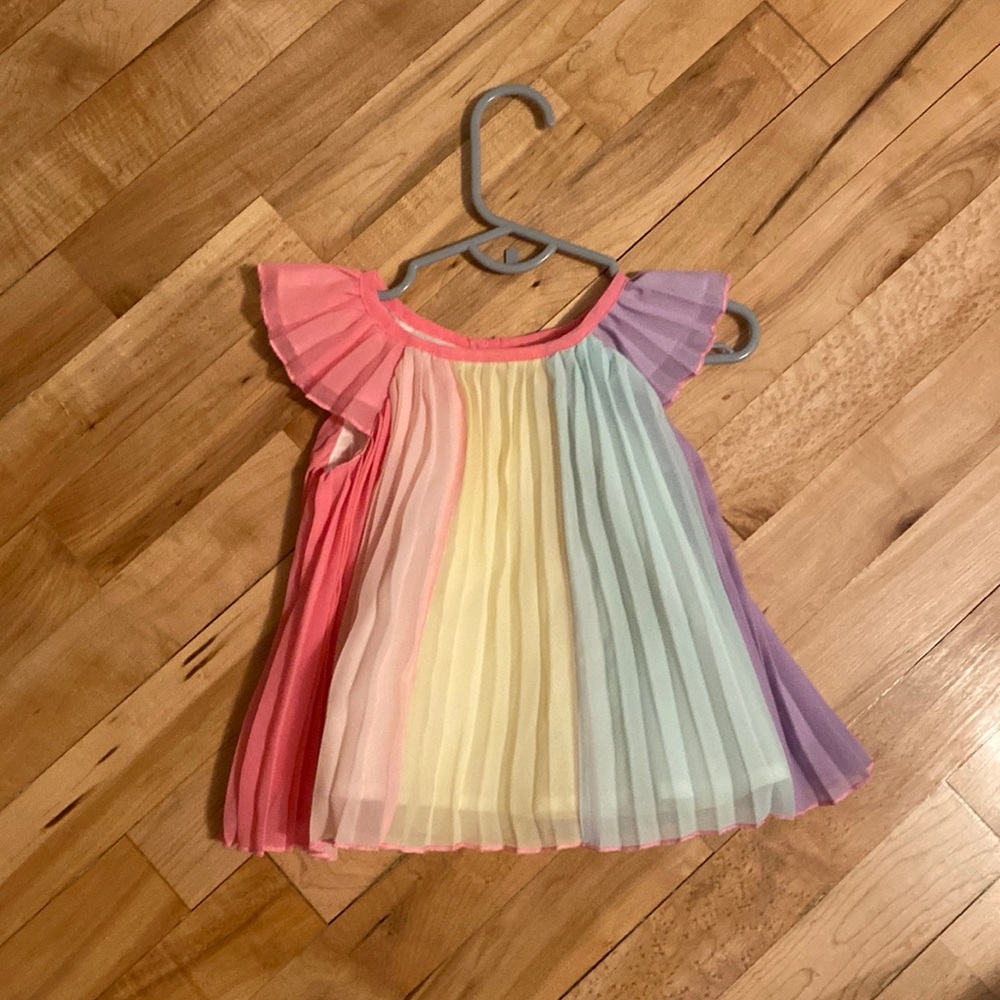 The Children’s Place Rainbow Dress 0-3M NWOT